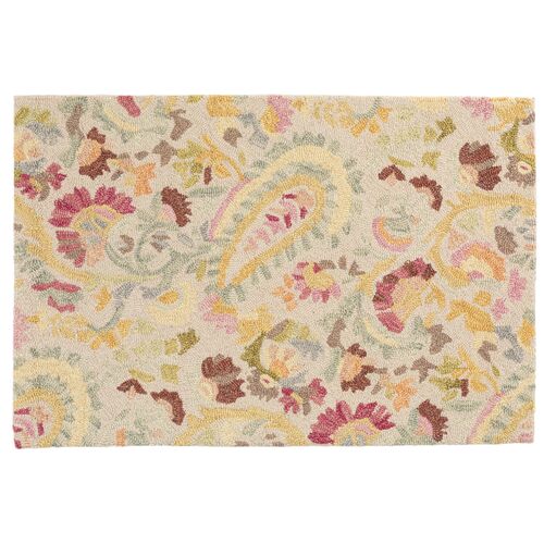Ines Hand Hooked Wool Rug 1 Ines Hand Hooked Wool Rug