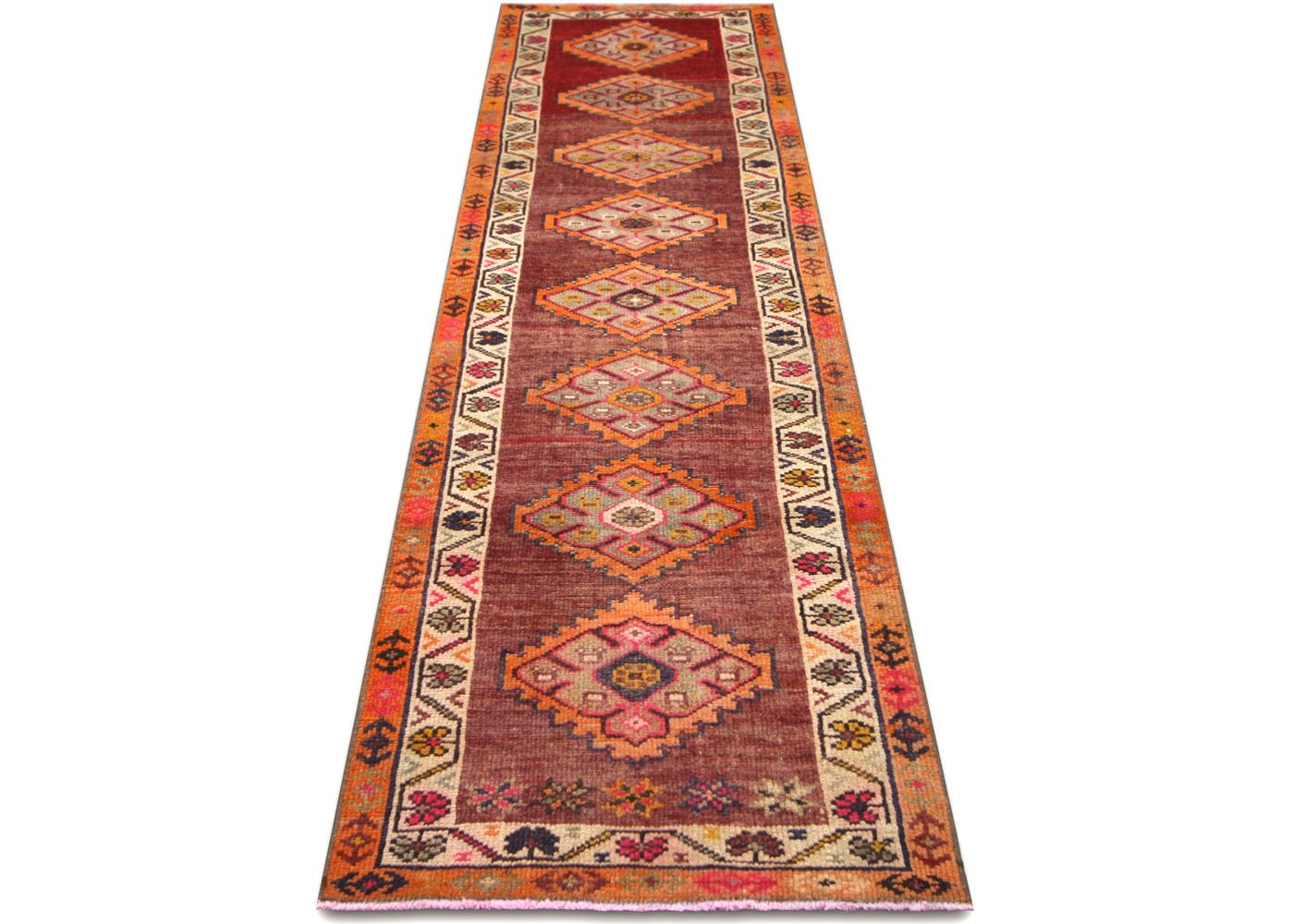 1960s Turkish Oushak Runner, 2'9" x10'6" 5 1960s Turkish Oushak Runner, 2'9" x10'6"