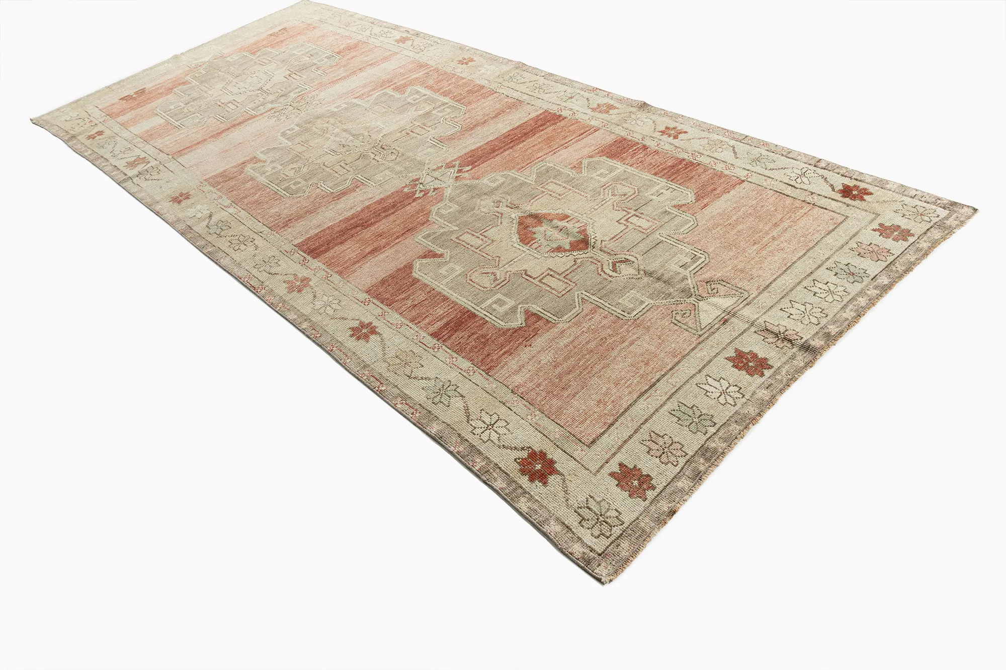 Oushak Hand Knotted Wool 5'1 x 11'9 9 Oushak Hand Knotted Wool 5'1 x 11'9