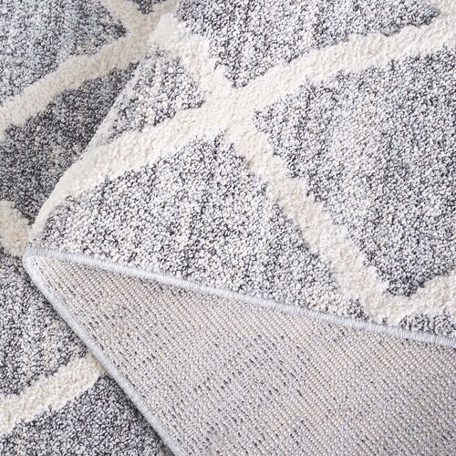 Lucia Marns Shag Rug, Grey/Ivory 7 Lucia Marns Shag Rug, Grey/Ivory