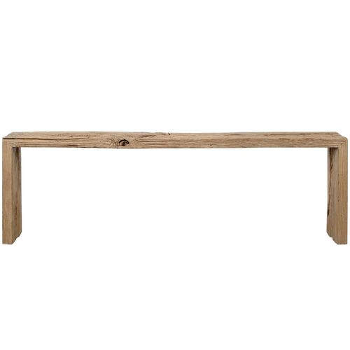 Waterfall Console Table, Weathered Natural 2 Waterfall Console Table, Weathered Natural