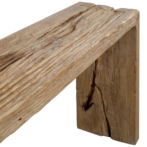 Waterfall Console Table, Weathered Natural 7 Waterfall Console Table, Weathered Natural