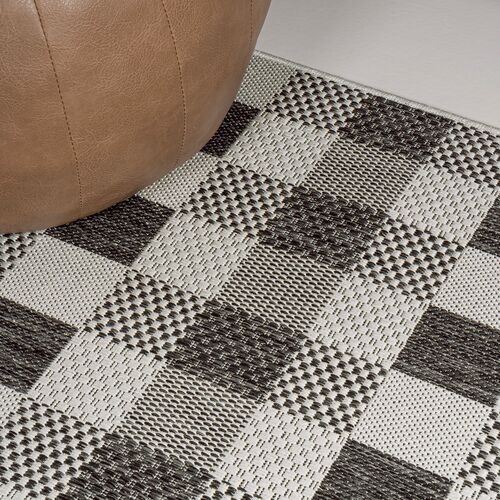 Shera Traditional Gingham Rug 9 Shera Traditional Gingham Rug