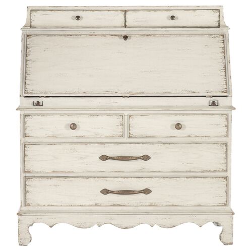 Americana 12-Drawer Secretary, Ivory 4 Americana 12-Drawer Secretary, Ivory