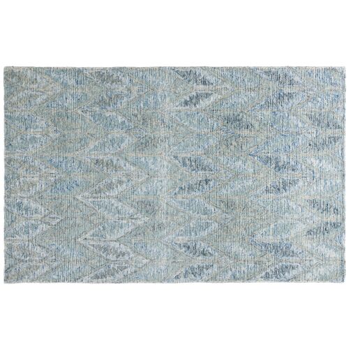 Irie Hand Tufted Rug, Light Blue 1 Irie Hand Tufted Rug, Light Blue