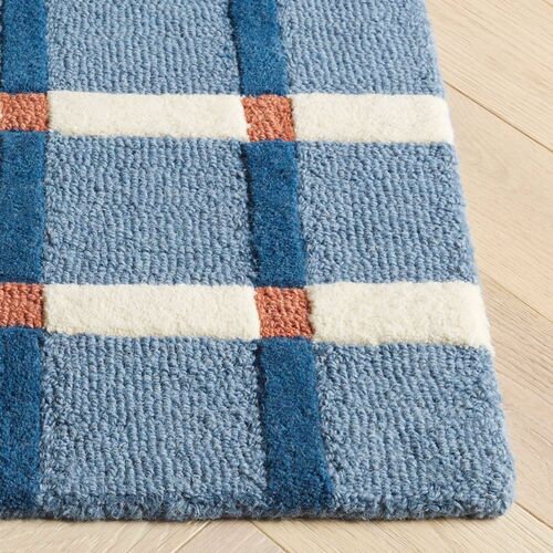 Dahlia Hand Tufted Rug, Blue 3 Dahlia Hand Tufted Rug, Blue