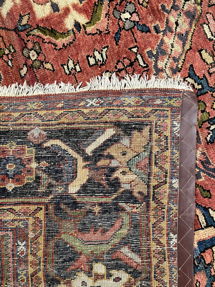 Antique Persian Mahal Rug 9'2 X 12'8 4 Antique Persian Mahal Rug 9'2 X 12'8
