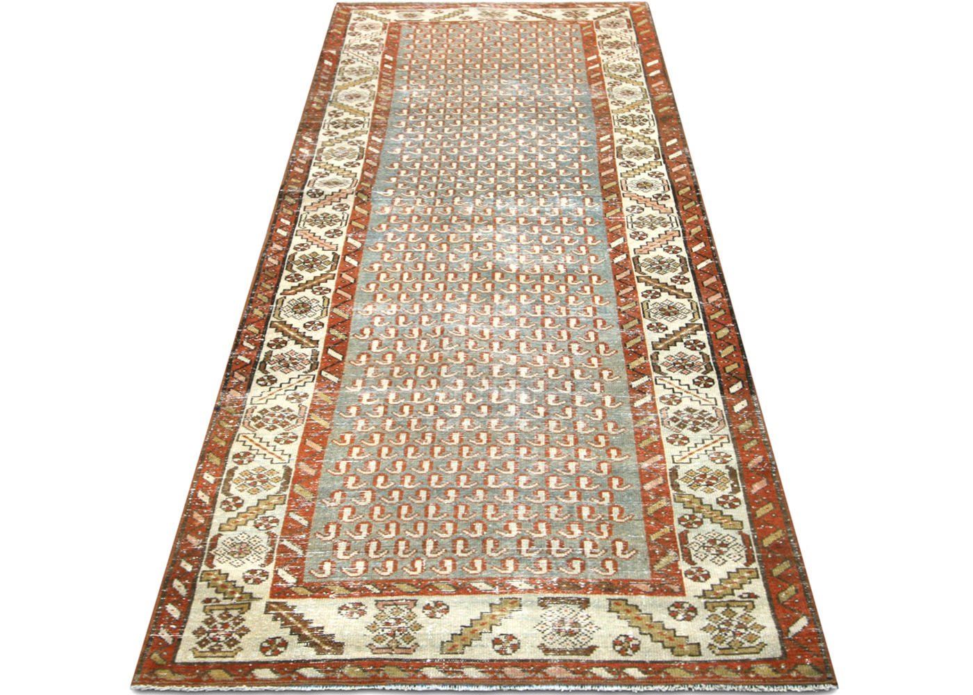1920s Persian Melayer Runner, 3' x 7'11" 5 1920s Persian Melayer Runner, 3' x 7'11"