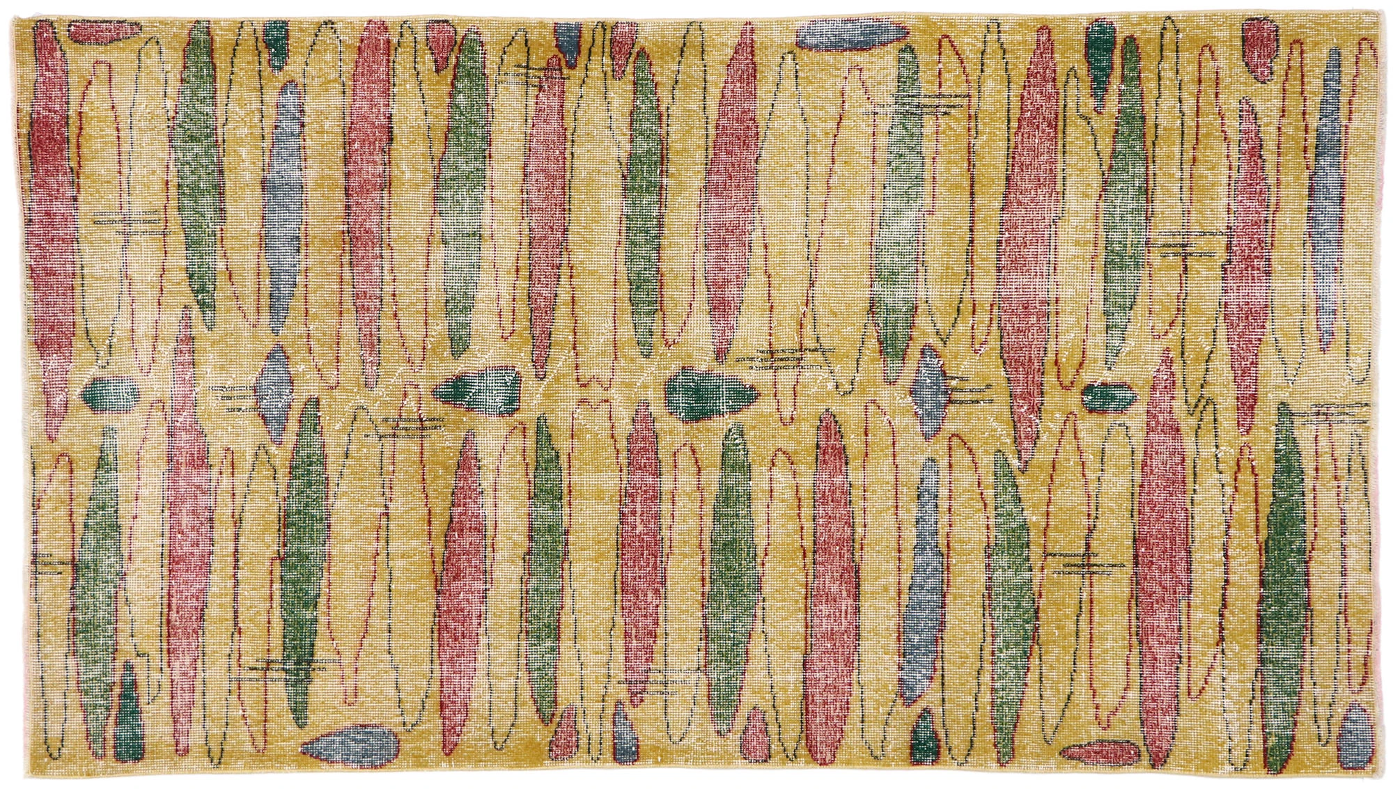 Zeki Muren Turkish Rug, 3'8" x 6'6" 1 Zeki Muren Turkish Rug, 3'8" x 6'6"