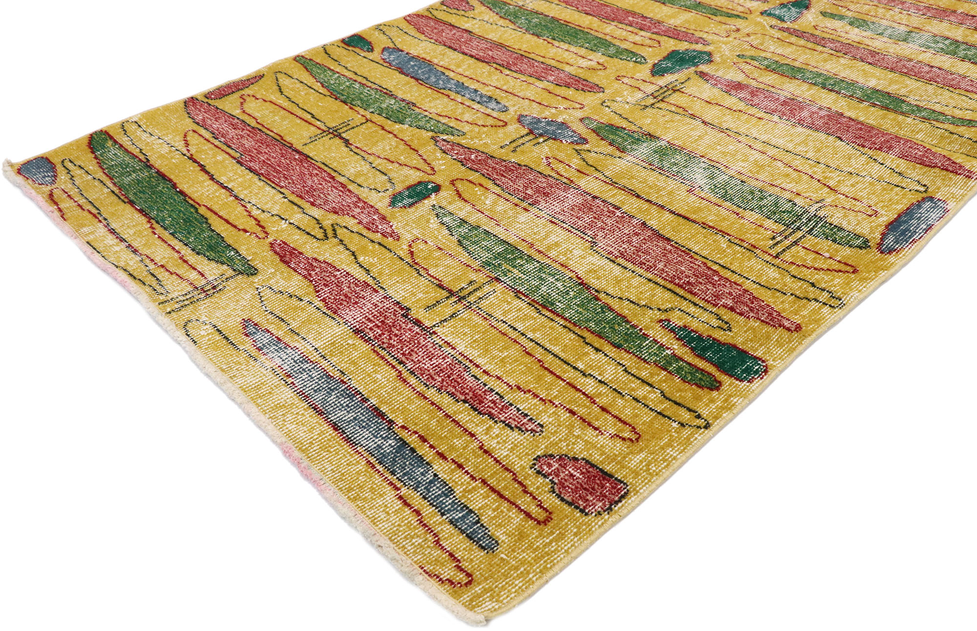 Zeki Muren Turkish Rug, 3'8" x 6'6" 3 Zeki Muren Turkish Rug, 3'8" x 6'6"
