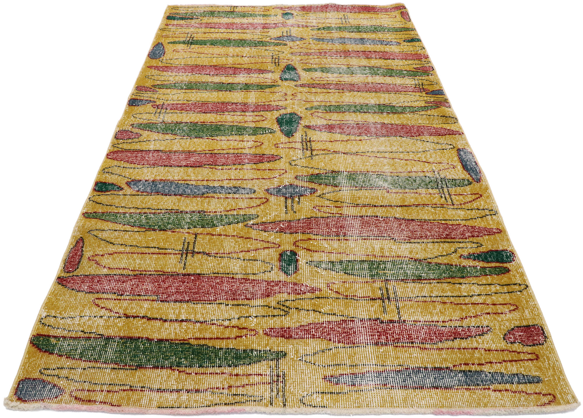 Zeki Muren Turkish Rug, 3'8" x 6'6" 4 Zeki Muren Turkish Rug, 3'8" x 6'6"