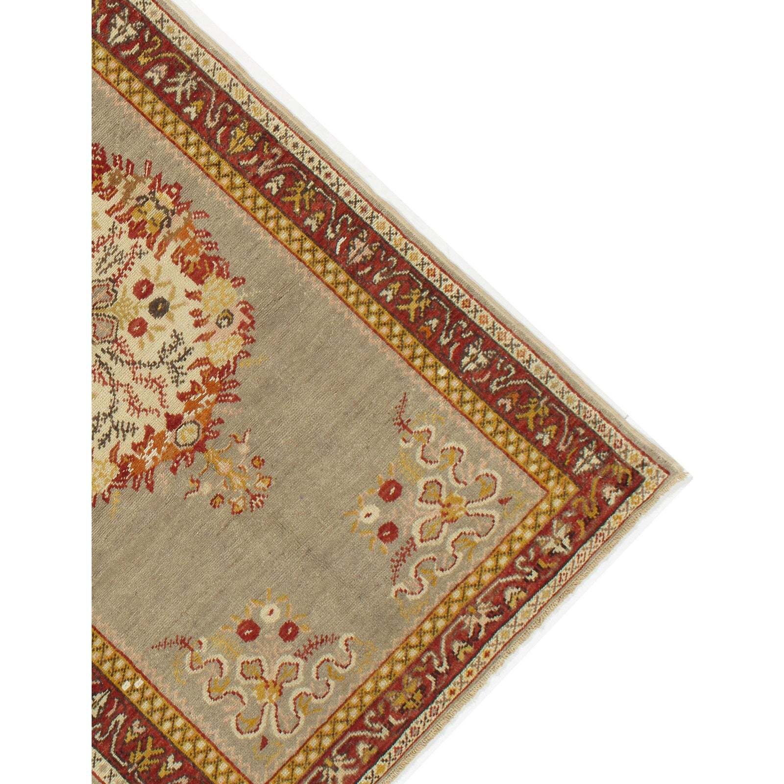 Oushak Hand-Knotted Rug - 3'5" X 6'7" 2 Oushak Hand-Knotted Rug - 3'5" X 6'7"