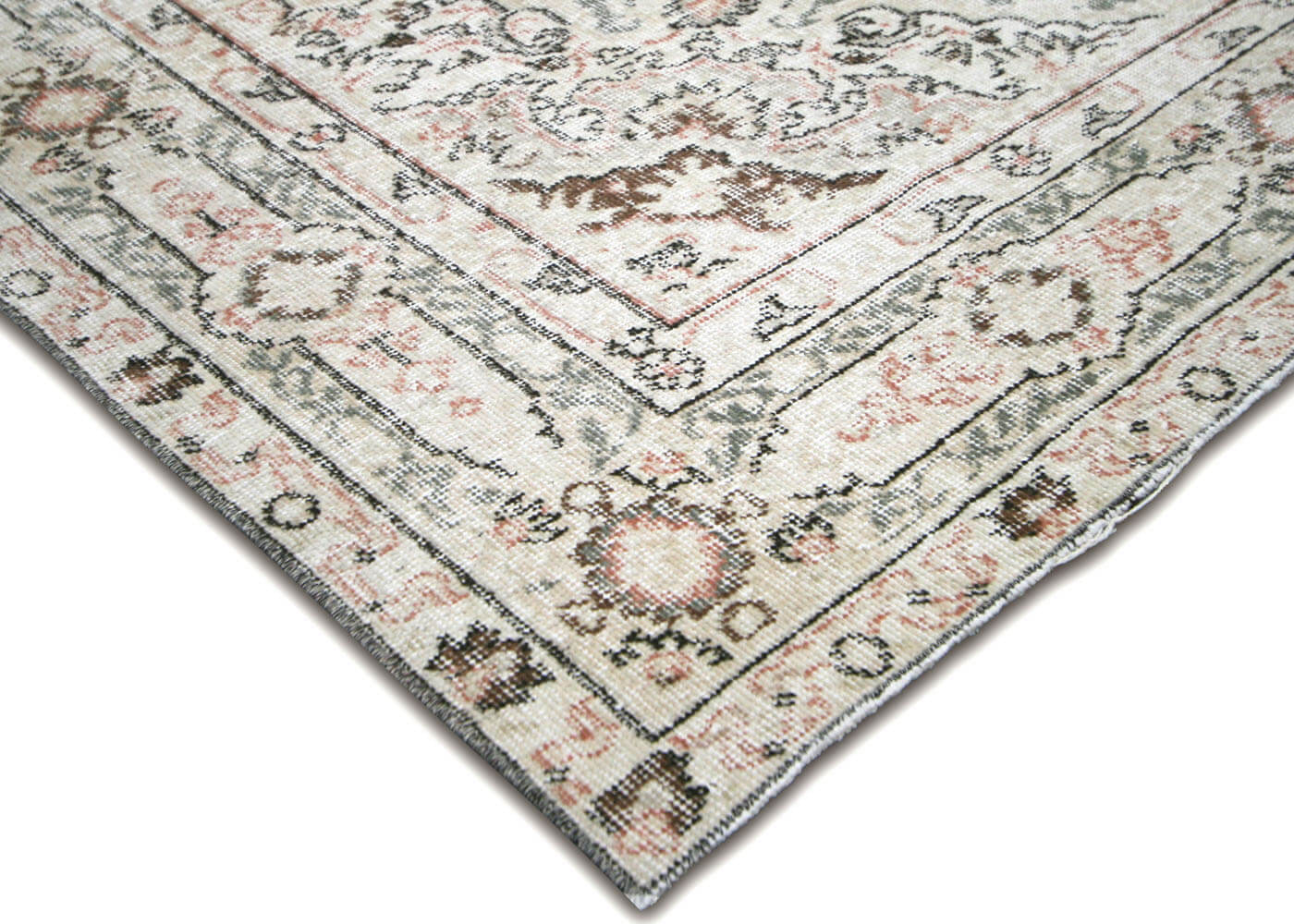 1960s Turkish Oushak Rug, 6'9" x 10' 3 1960s Turkish Oushak Rug, 6'9" x 10'