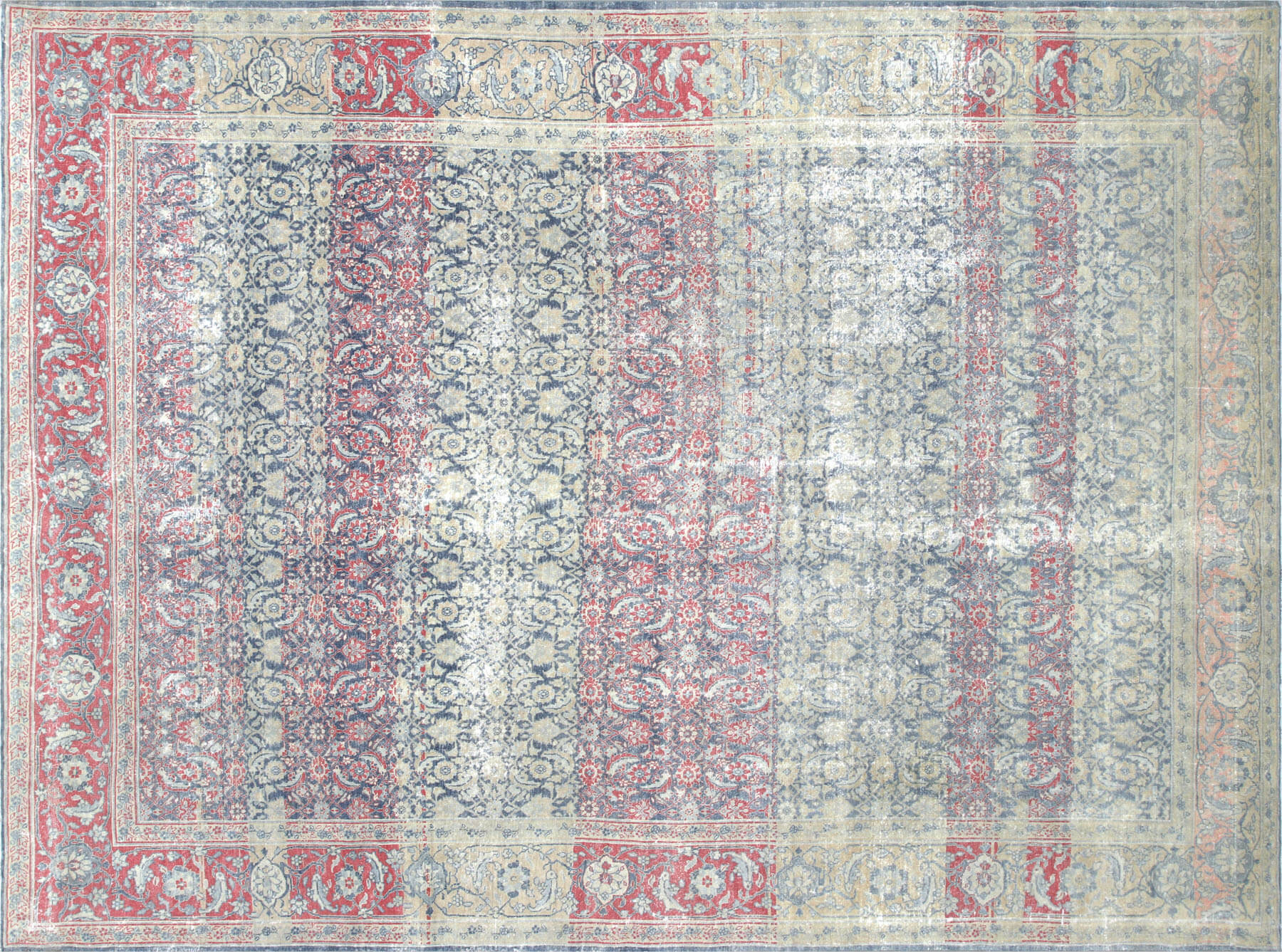 1940s Persian Tabriz Rug, 9'2" x 12'3" 1 1940s Persian Tabriz Rug, 9'2" x 12'3"