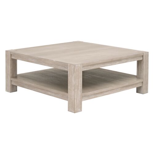 James Square Coffee Table, Natural Gray 2 James Square Coffee Table, Natural Gray