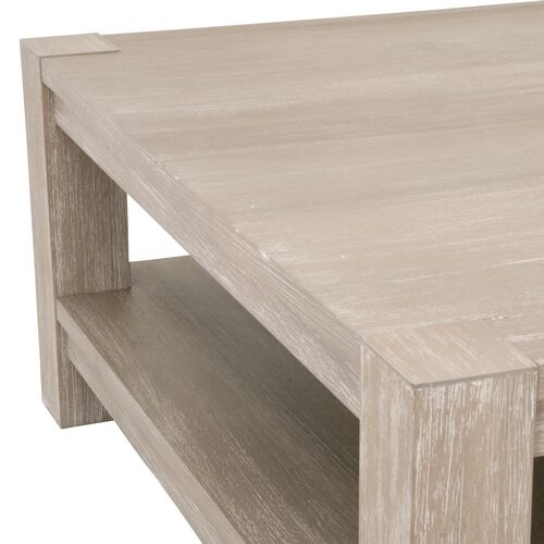James Square Coffee Table, Natural Gray 5 James Square Coffee Table, Natural Gray