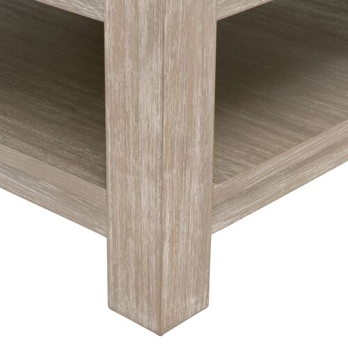 James Square Coffee Table, Natural Gray 6 James Square Coffee Table, Natural Gray
