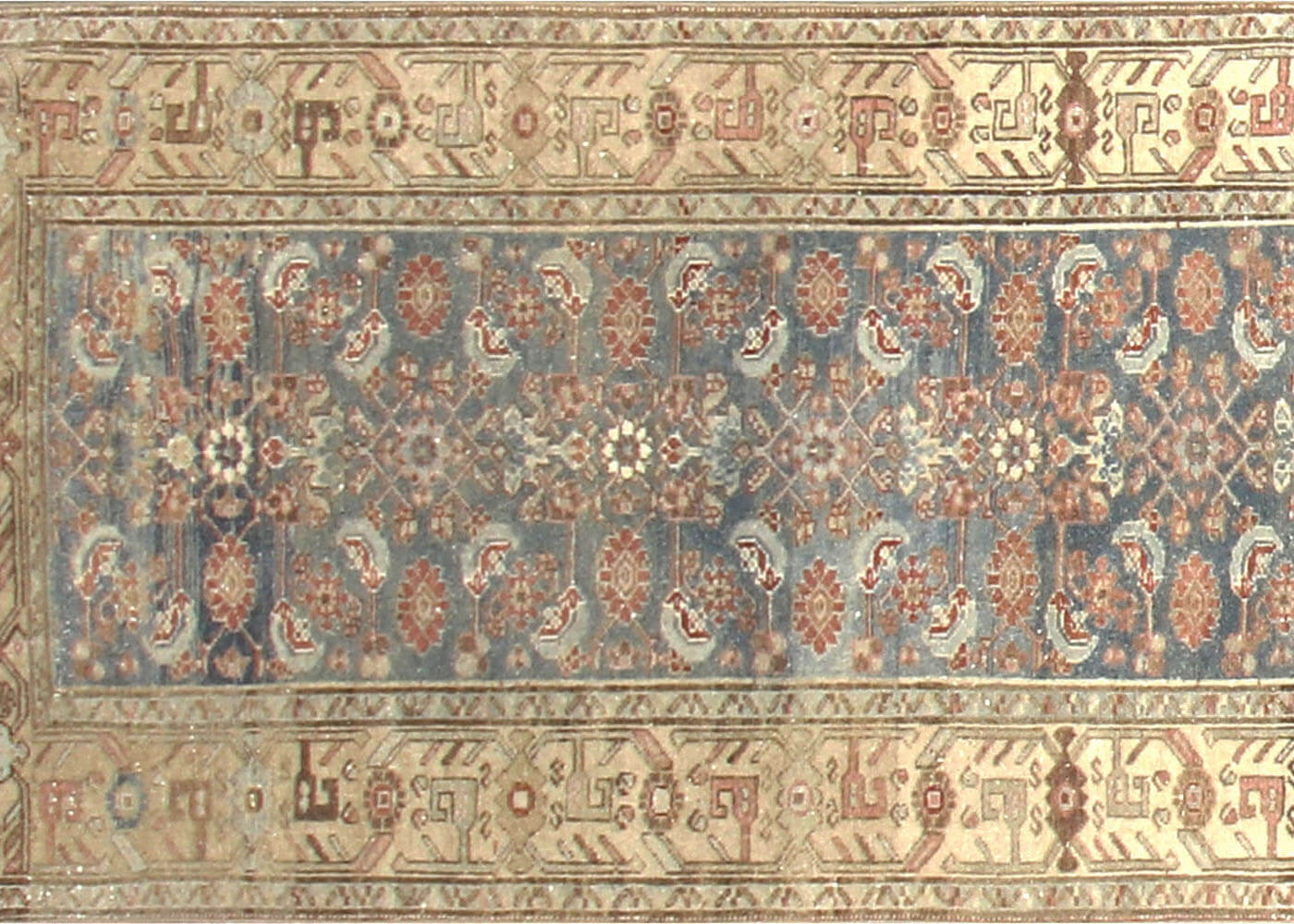 1940s Persian Melayer Runner, 3'2"x16'5" 2 1940s Persian Melayer Runner, 3'2"x16'5"
