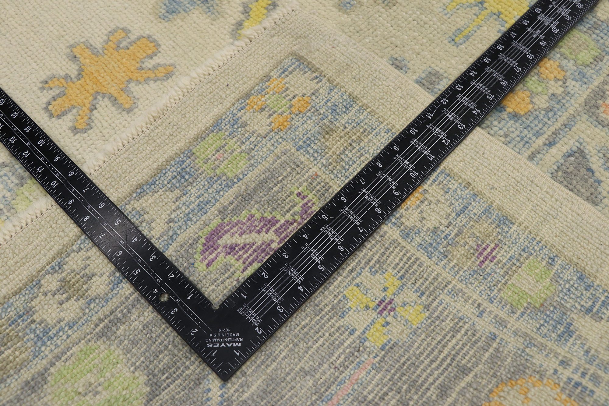 Colorful Turkish Oushak Rug, 9'2 x 12'1 5 Colorful Turkish Oushak Rug, 9'2 x 12'1