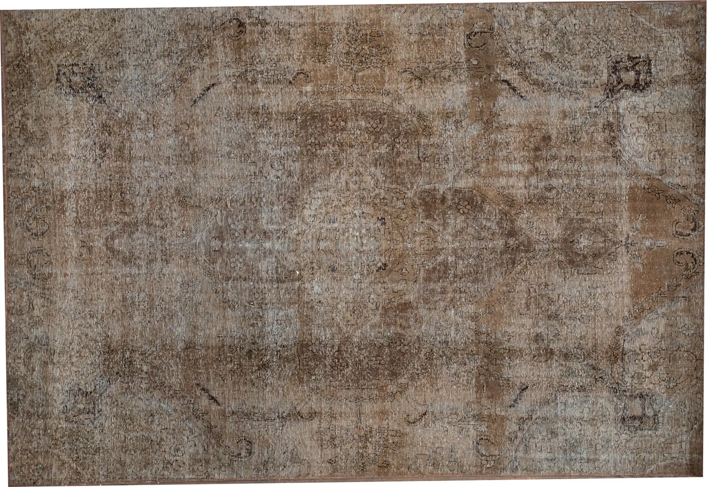 Vintage Brown Wool Rug 1 Vintage Brown Wool Rug