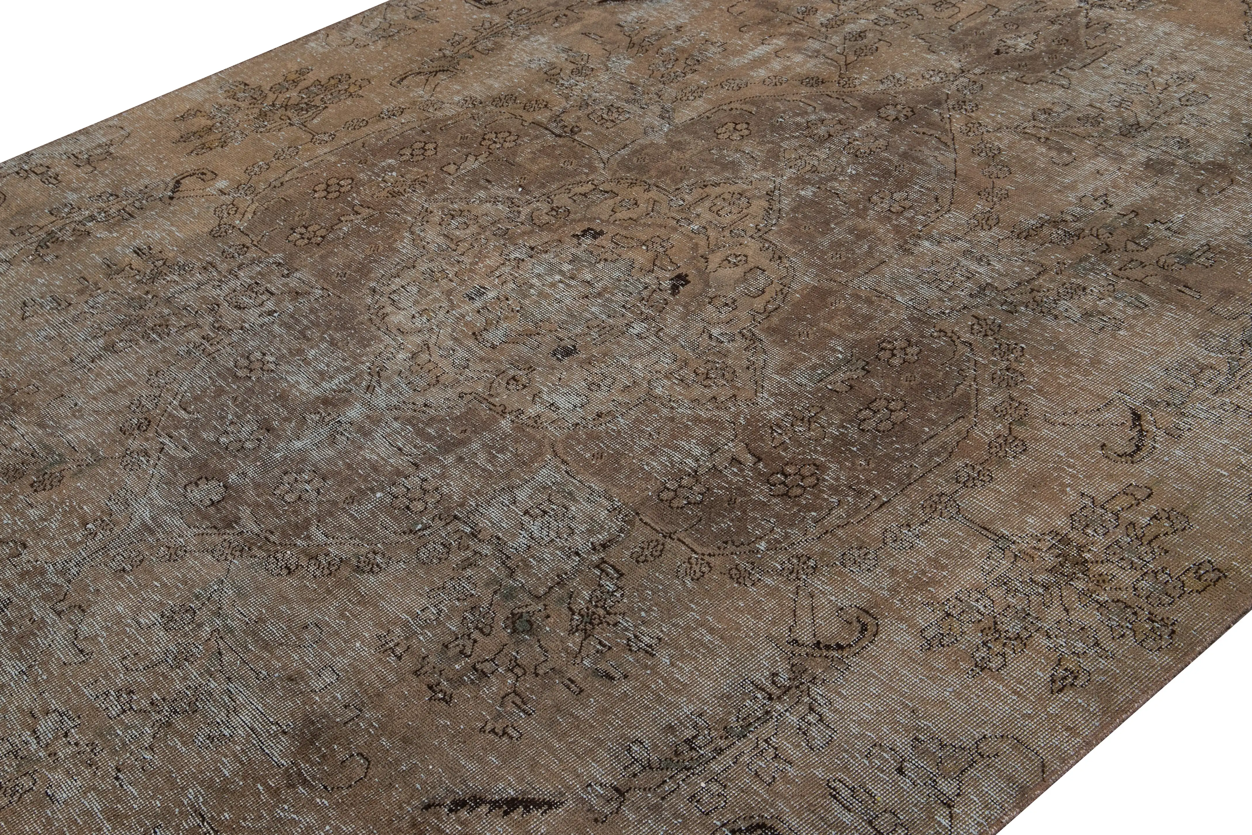 Vintage Brown Wool Rug 2 Vintage Brown Wool Rug