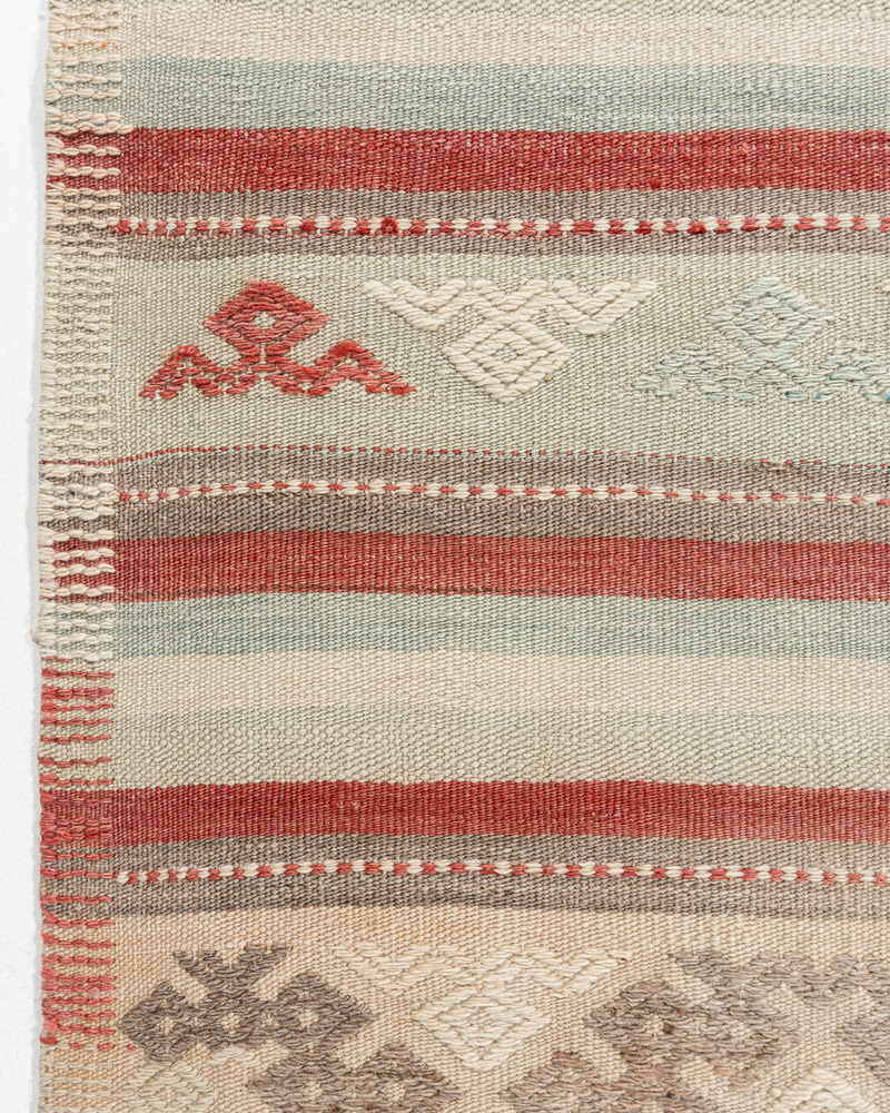 Turkish Jajim Area Rug 5' X 8'3 11 Turkish Jajim Area Rug 5' X 8'3