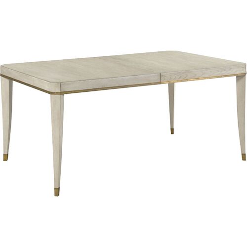Adele Extension Dining Table, Ash/Brass 1 Adele Extension Dining Table, Ash/Brass