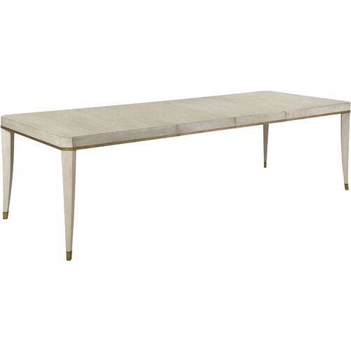 Adele Extension Dining Table, Ash/Brass 2 Adele Extension Dining Table, Ash/Brass