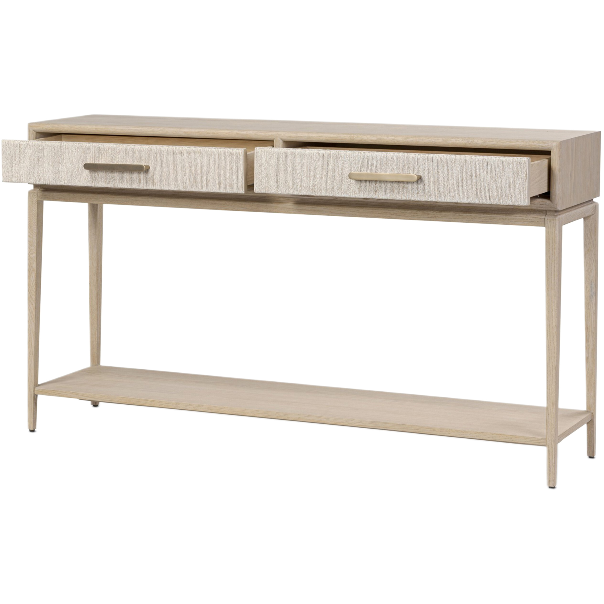 Tiv 2-Drawer Woven Paper Cord Console Table 5 Tiv 2-Drawer Woven Paper Cord Console Table