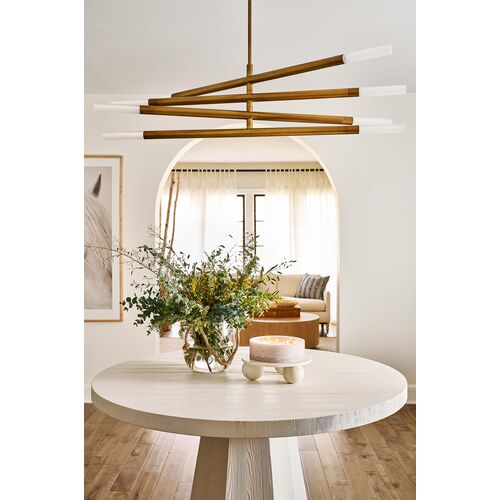 Coastal Living Marino Round Extension Dining Table, White Sand 7 Coastal Living Marino Round Extension Dining Table, White Sand