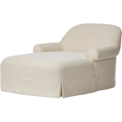 Arden Chaise Lounge, Bergamo Parchment