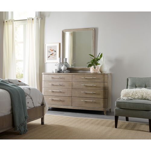 Affinity 8-Drawer Dresser, Gray 2 Affinity 8-Drawer Dresser, Gray