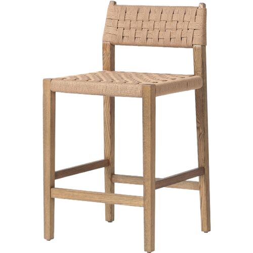 Octavia Counter Stool, Double Twisted Paper Cord 1 Octavia Counter Stool, Double Twisted Paper Cord