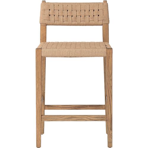 Octavia Counter Stool, Double Twisted Paper Cord 4 Octavia Counter Stool, Double Twisted Paper Cord