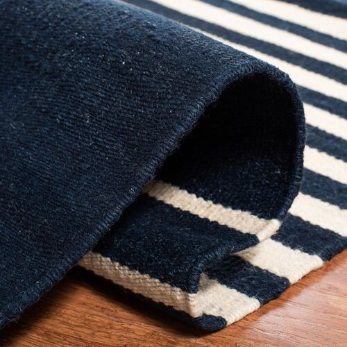 Bluff Point Stripe Rug, Cinder, 9'x12' 4 Bluff Point Stripe Rug, Cinder, 9'x12'