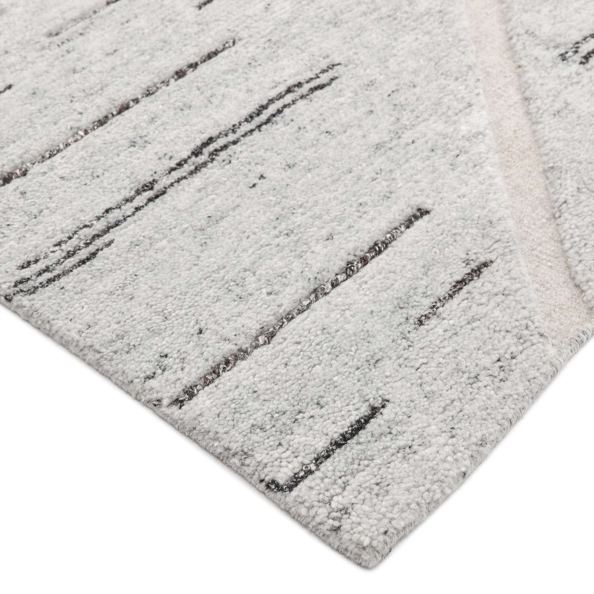 Liza Hand-Knotted Rug, Silver 2 Liza Hand-Knotted Rug, Silver