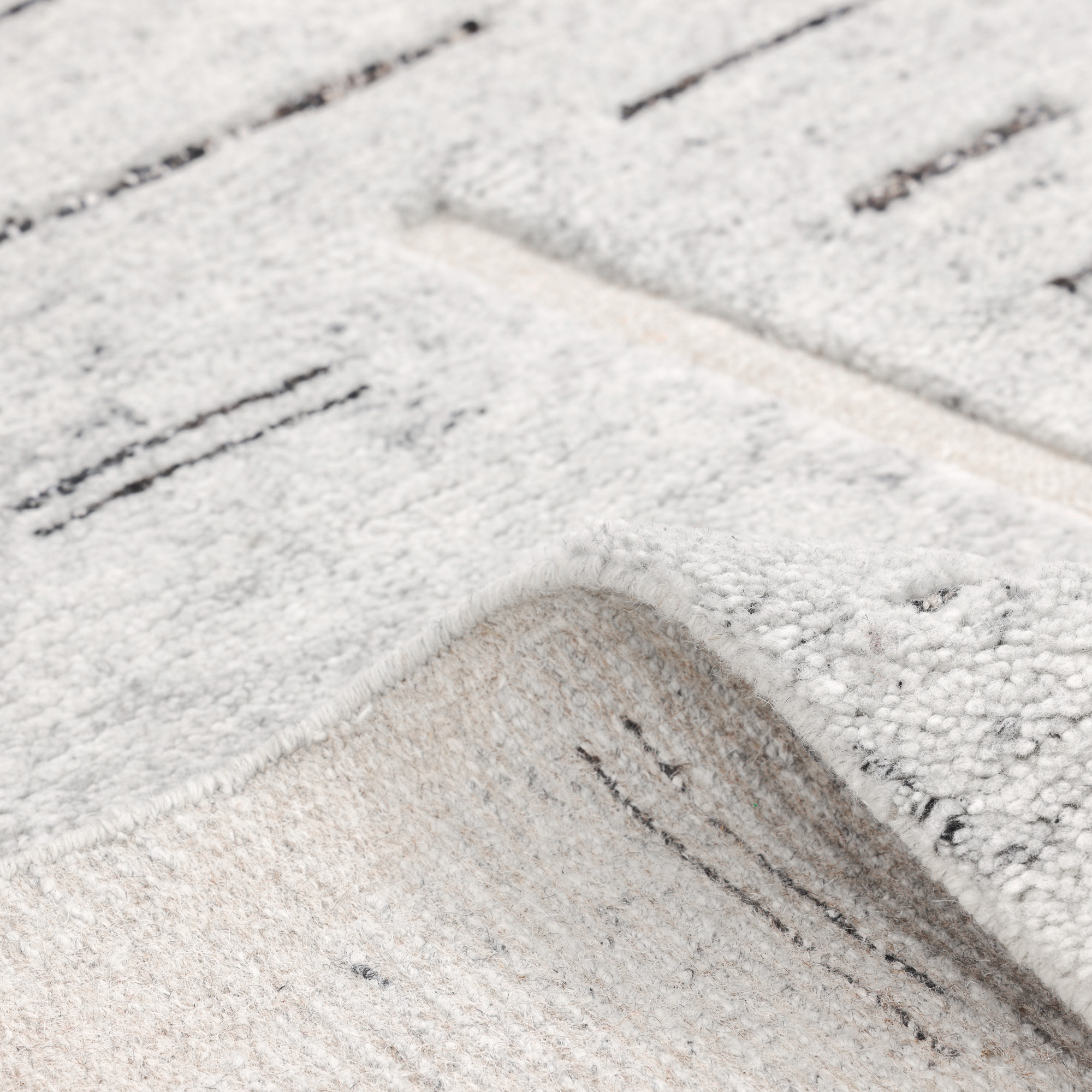 Liza Hand-Knotted Rug, Silver 3 Liza Hand-Knotted Rug, Silver