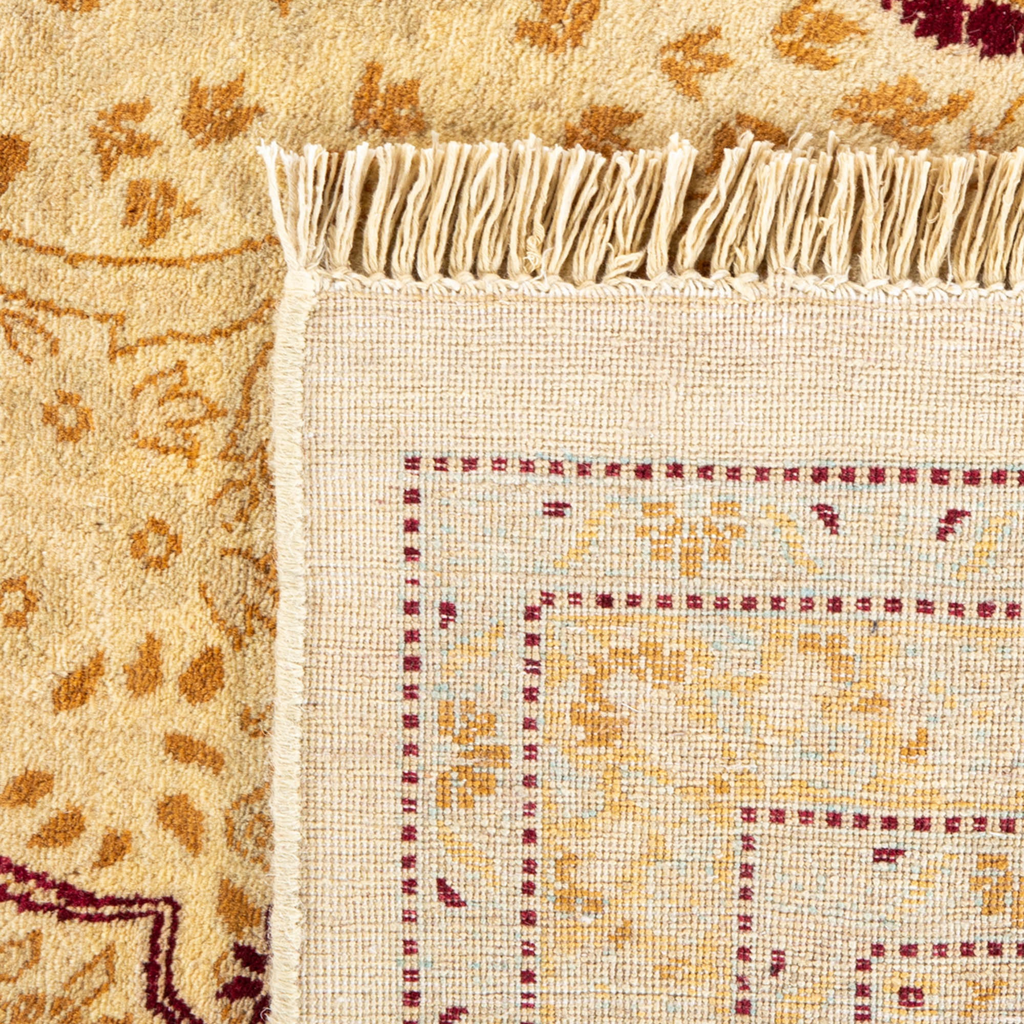 One-of-a-Kind Hand-Knotted Ivory Runner, 9'1" x 18'4" 5 One-of-a-Kind Hand-Knotted Ivory Runner, 9'1" x 18'4"