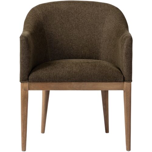 Serena Dining Chair, Sutton Olive Performance 3 Serena Dining Chair, Sutton Olive Performance
