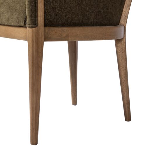 Serena Dining Chair, Sutton Olive Performance 7 Serena Dining Chair, Sutton Olive Performance