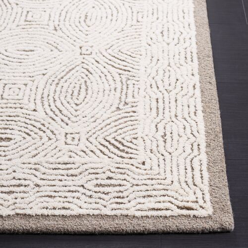 Roni Hand Tufted Rug, Beige/Ivory 3 Roni Hand Tufted Rug, Beige/Ivory