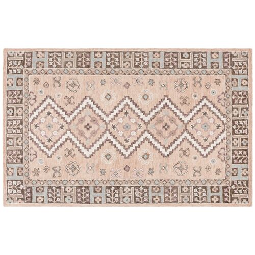 Kalea Hand Tufted Rug, Beige/Grey 1 Kalea Hand Tufted Rug, Beige/Grey