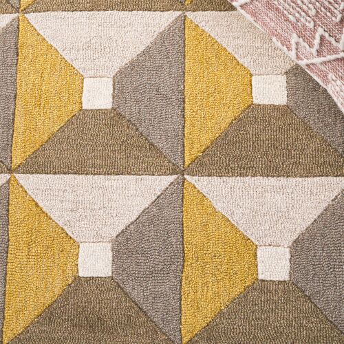 Faye Hand Tufted Rug, Grey/Gold 6 Faye Hand Tufted Rug, Grey/Gold