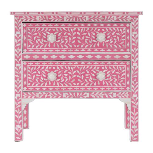 Layla Accent Chest, Pink 2 Layla Accent Chest, Pink