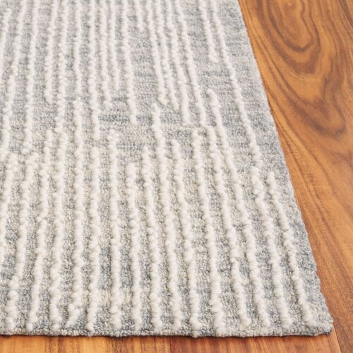 Julia Hand Tufted Rug, Light Grey/Ivory 3 Julia Hand Tufted Rug, Light Grey/Ivory