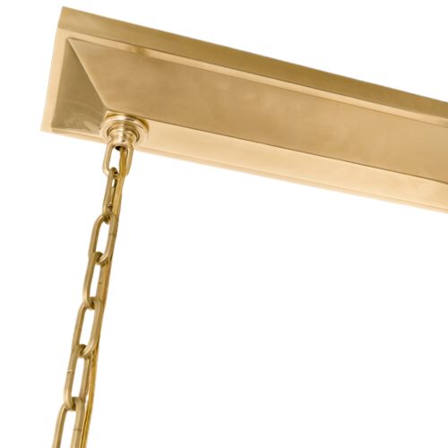 Antigua 54" Natural Abaca Linear Chandelier 4 Antigua 54" Natural Abaca Linear Chandelier