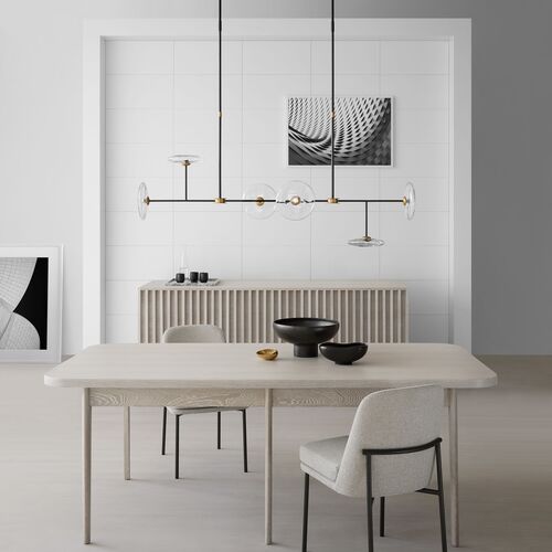 Ian K. Fowler Calvino Large Linear Chandelier 2 Ian K. Fowler Calvino Large Linear Chandelier