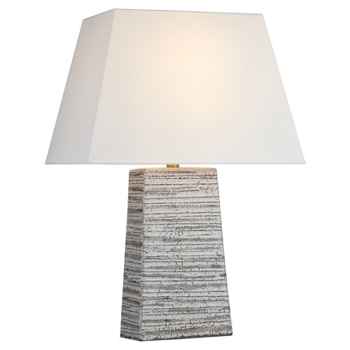 Gates Medium Rectangle Table Lamp, Malt White Dust 1 Gates Medium Rectangle Table Lamp, Malt White Dust