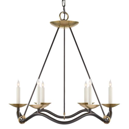 Choros Chandelier, Aged Iron 1 Choros Chandelier, Aged Iron