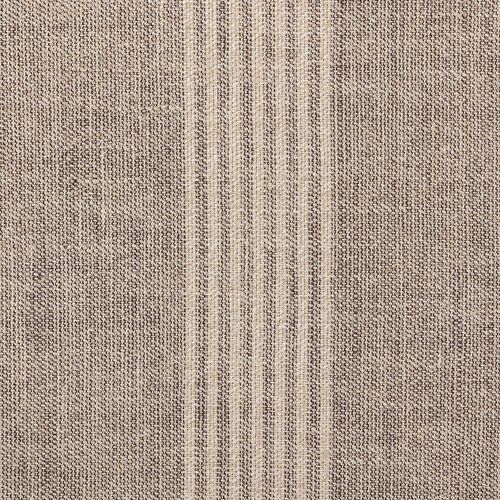 Janessa Large Round Ottoman, Manchester Flint Linen Stripe 5 Janessa Large Round Ottoman, Manchester Flint Linen Stripe